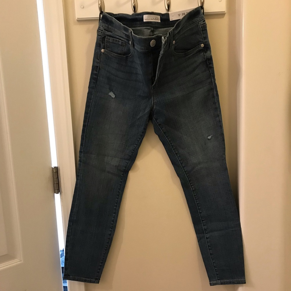 Loft Modern Skinny Ankle Jeans